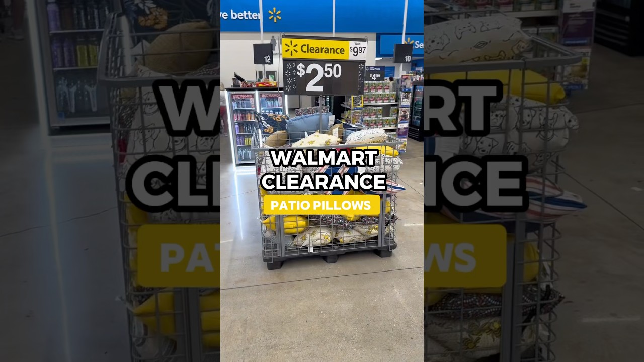 Patio Pillows for ONLY $2.50 at Walmart?! 😱🔥