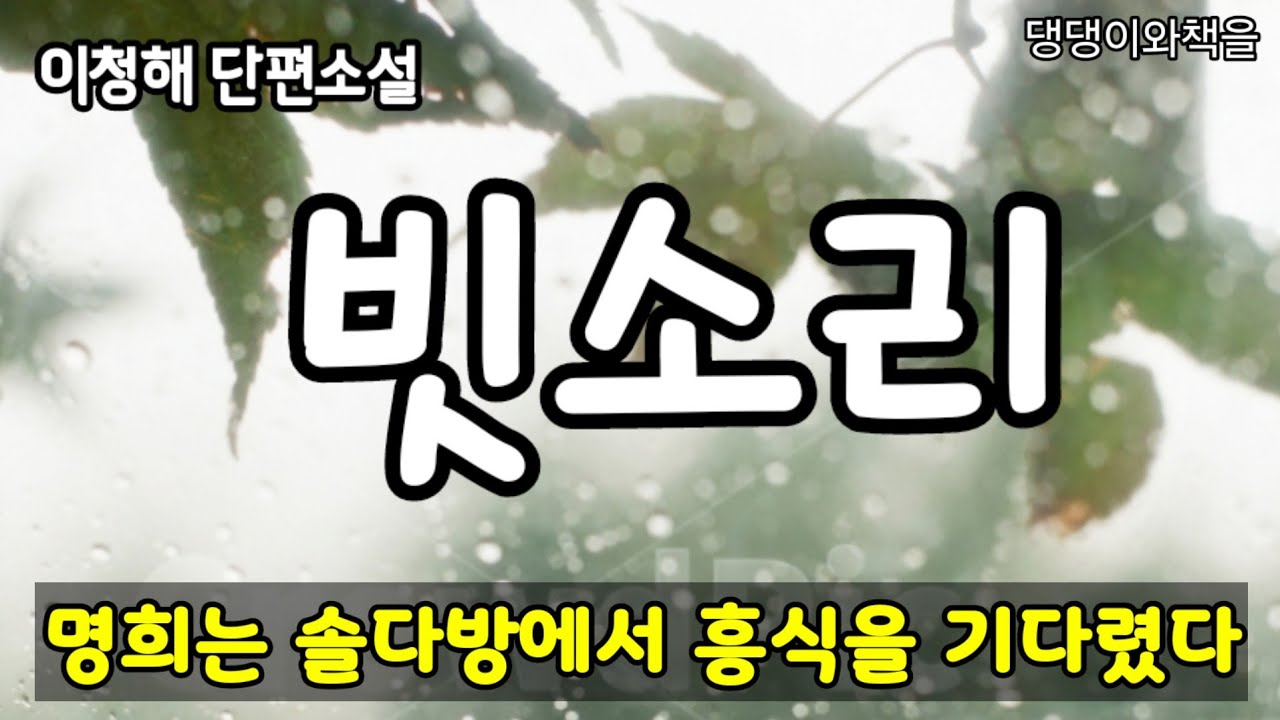 이청해/흥식은 차비에서 찻값, 점심값으로 발전하더니 목돈이 필요하다고 했다/책읽어주는작가