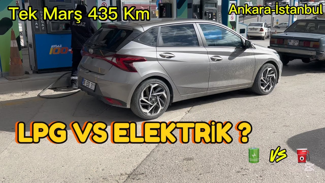 Hyundai İ20 LPG ile Tek Marş Tek Depo 435 Km Uzun Yol Yakıt Tüketimi