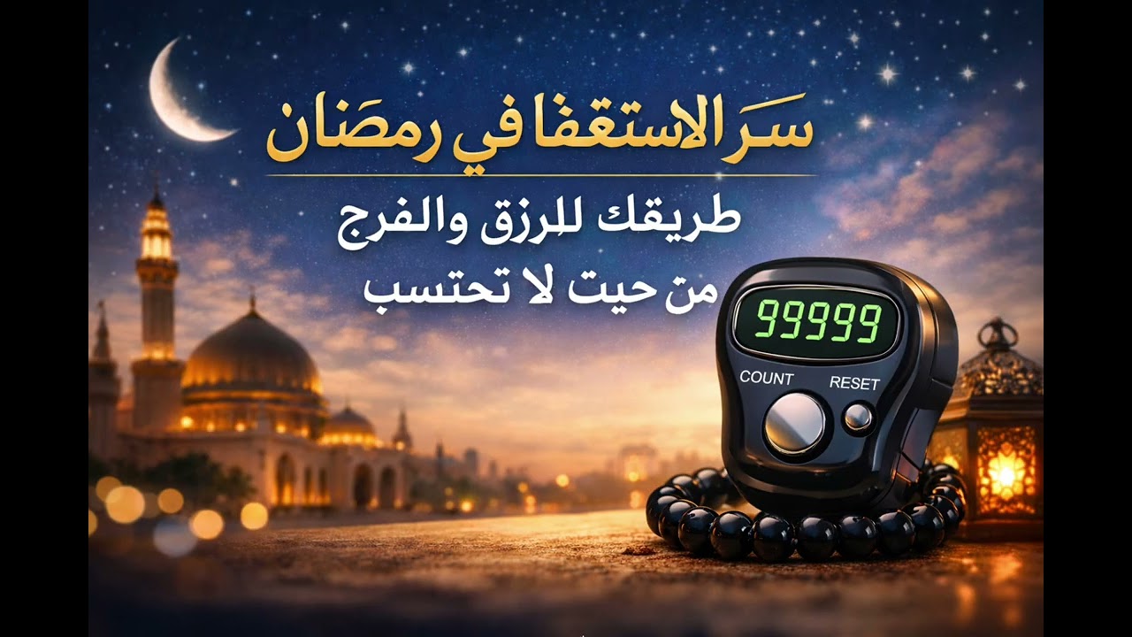 سر الاستغفار في الشهر الكريم وطريقك للرزق والفرج 🌍♥️