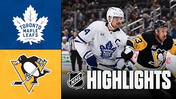 Maple Leafs vs. Penguins | NHL Highlights | November 29, 2025