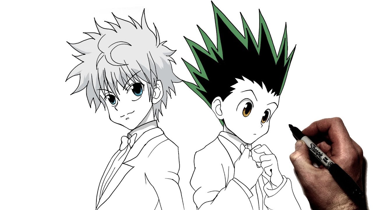 Hunter x Hunter' Creator Sketches Gon & Killua Fusion