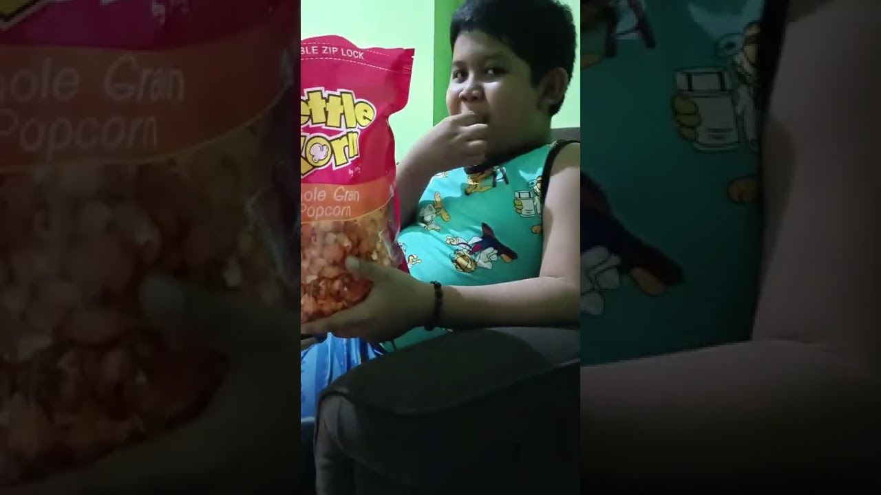 Eating popcorn YouTube