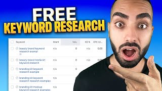 Free Seo Keyword Research With Ai No Tools Needed
