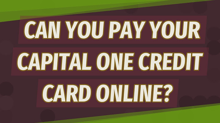 Can i use capital one credit card on apple pay