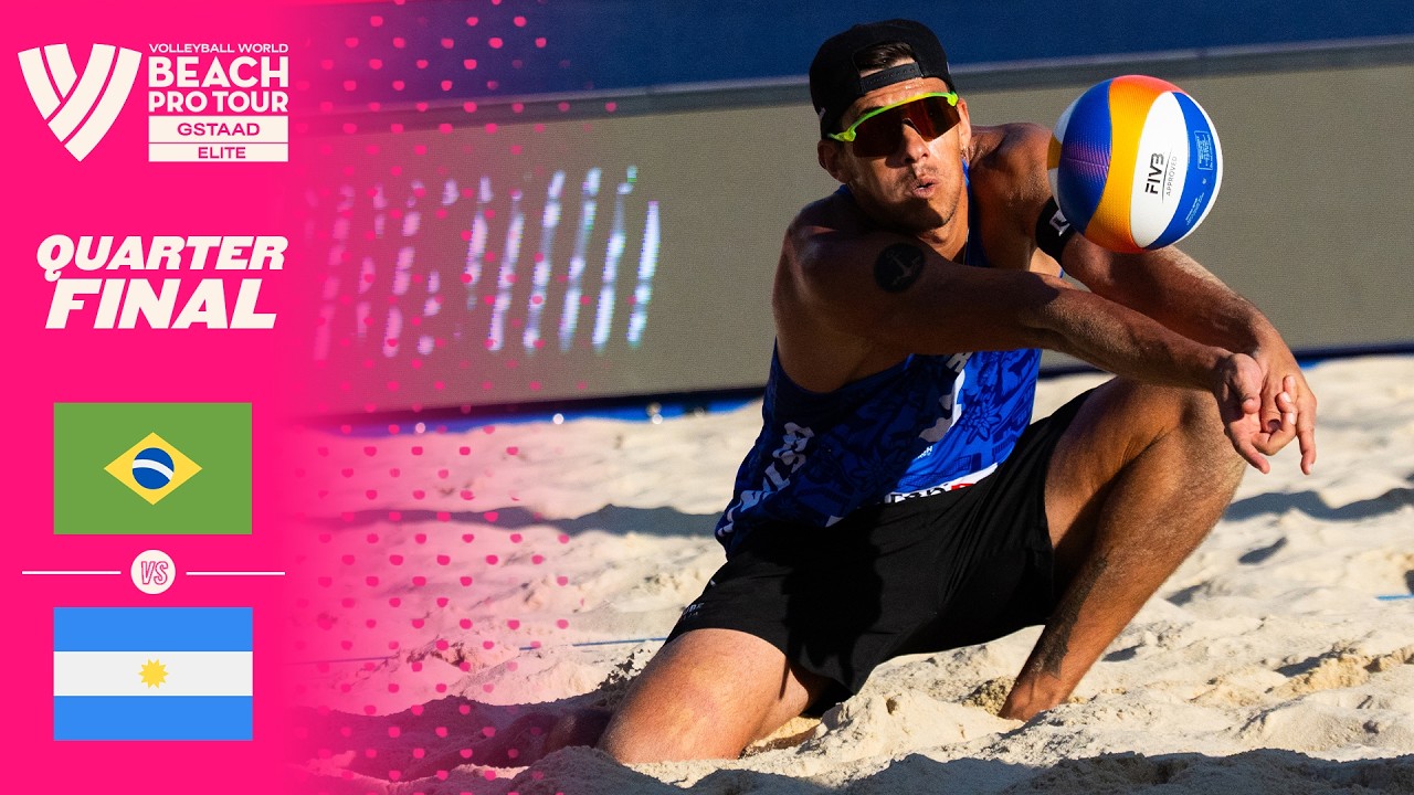 Evandro/Arthur Lanci vs. Capogrosso/Capogrosso - Quarter Final Highlights | Gstaad #BeachProTour