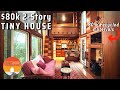 Mind-Blowing Tiny House on Foundation w/Music Studio - built w/TRASH!