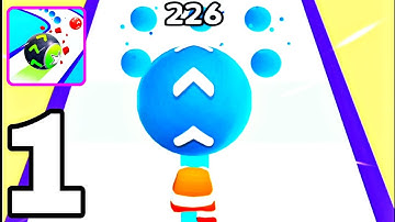 Alphabet Run : Rolling Balls - Walkthrough Part 1 Levels 1-15 New Game - Android Gameplay