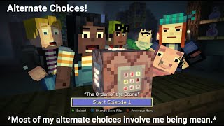 Minecraft Story Mode | Episode 1 - "The Order of the Stone" (Alternate Choices)