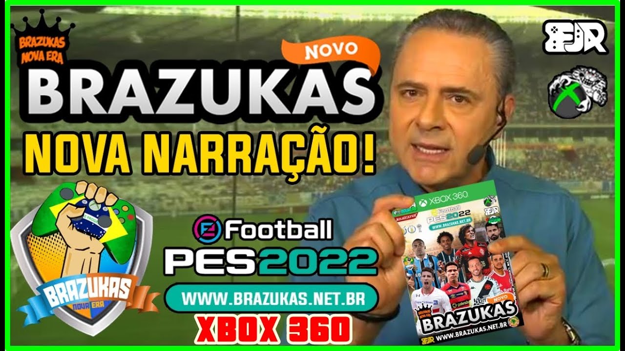 Jogo Futeboll Xbox 360 Pes2023 Brasukas Atualizado