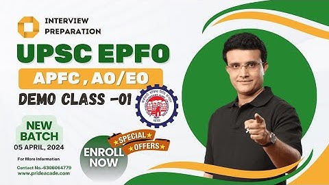 EPFO INTERVIEW BATCH 2024 | UPSC | SANKALP: Interview Nikaalo 2.0 | Pride Academy