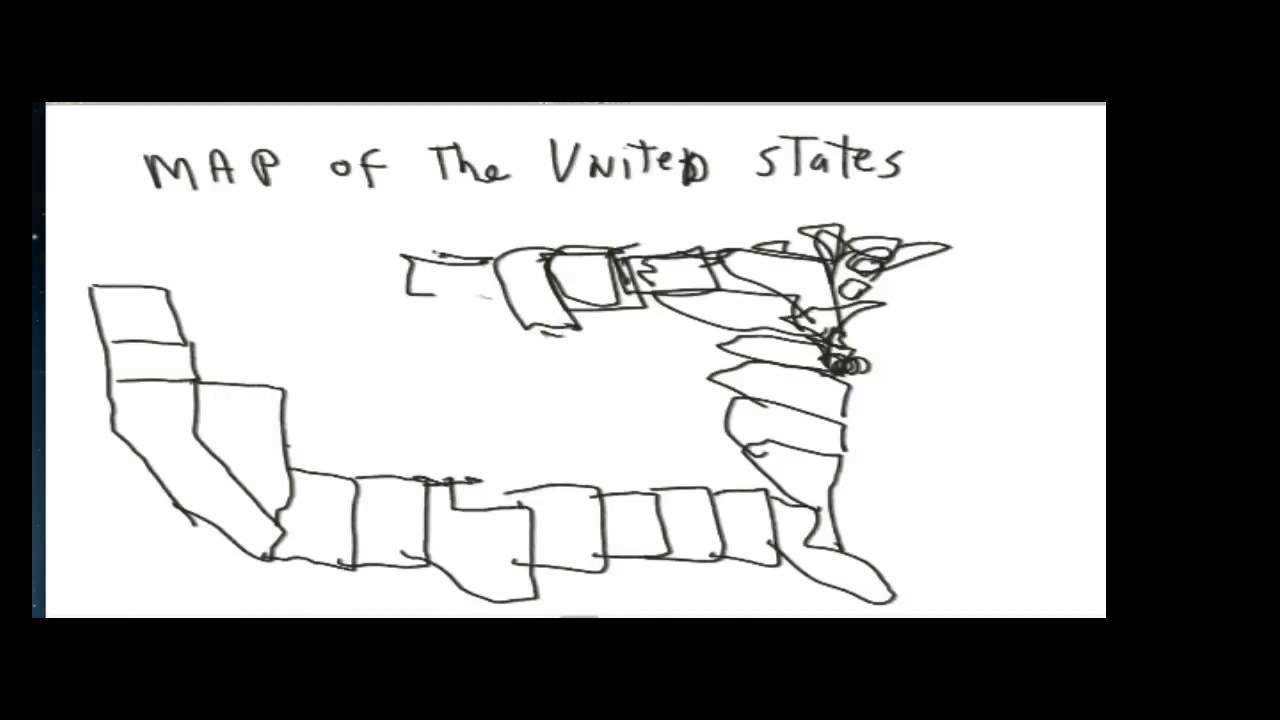 Map of the United States - YouTube