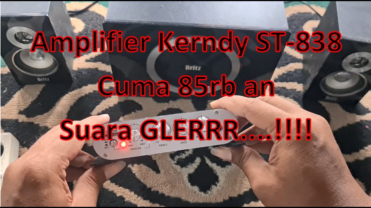 UNBOXING AMPLIFIER KERNDY ST-838 - HI FI STEREO SPIKER