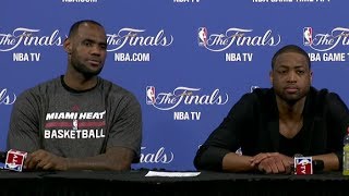 LeBron & Wade Postgame Interview After Game 3 vs Spurs