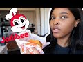 🤠 Southern Girl Tries JOLLIBEE 🍗 For The First Time! *With New York Ambience*