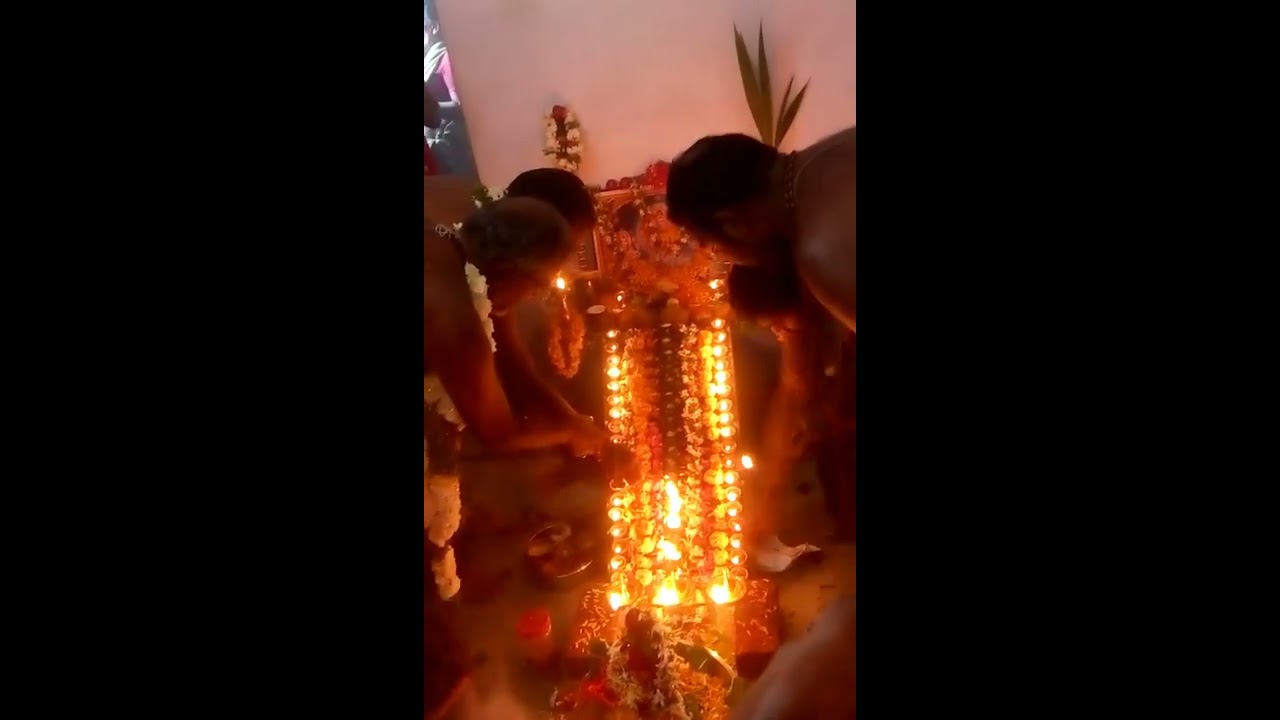 Simple Ayyappa Pooja Decoration At Home - Decorating Ideas | Wedding