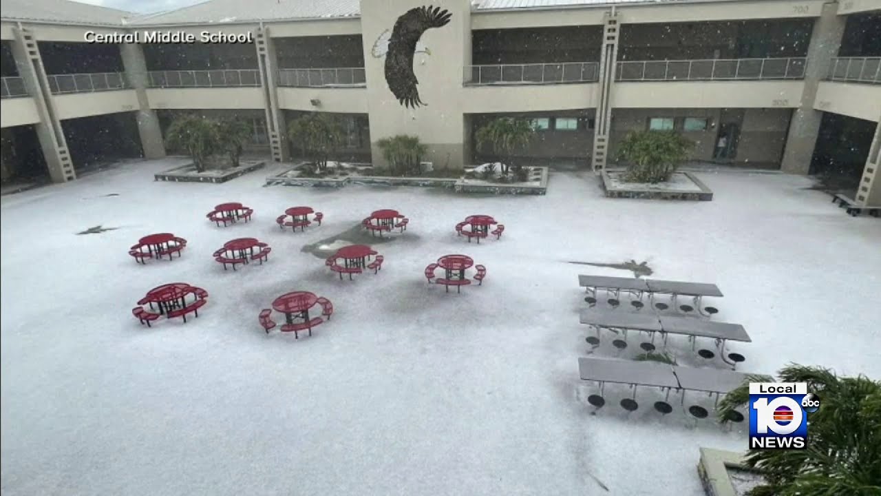 Severe Hail Causes Heavy Damage In Central Florida YouTube