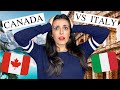 FIVE big differences between Italy and Canada (CULTURE SHOCK) Cinque differenze tra Italia e Canada
