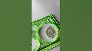 Spirograph Art - Part 6 #youtube #shorts #art