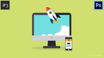 Flat eCommerce Website Design Photoshop Tutorial | Part 3