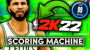 BEST JAYSON TATUM BUILD 2K22 NEXT GEN! | AMAZING SCORING MACHINE BUILD NBA 2K22!