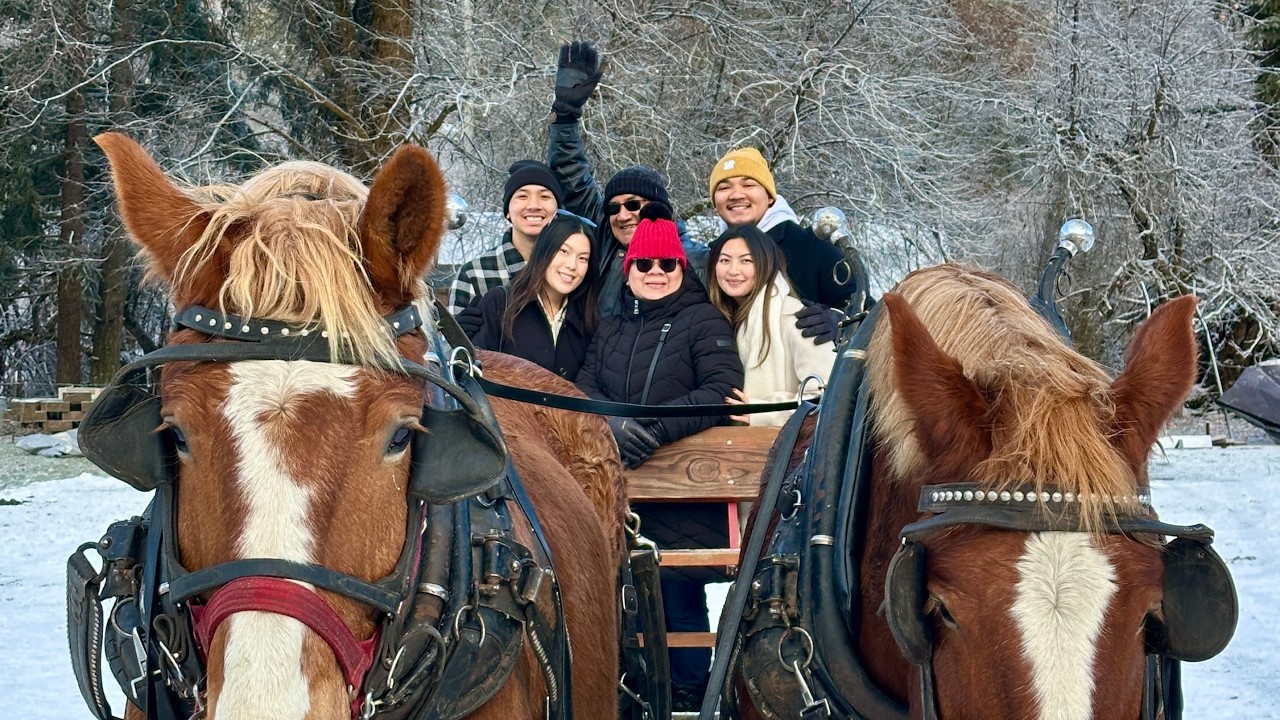 Family Trip - Sleigh Ride & Leavenworth (Day 3)