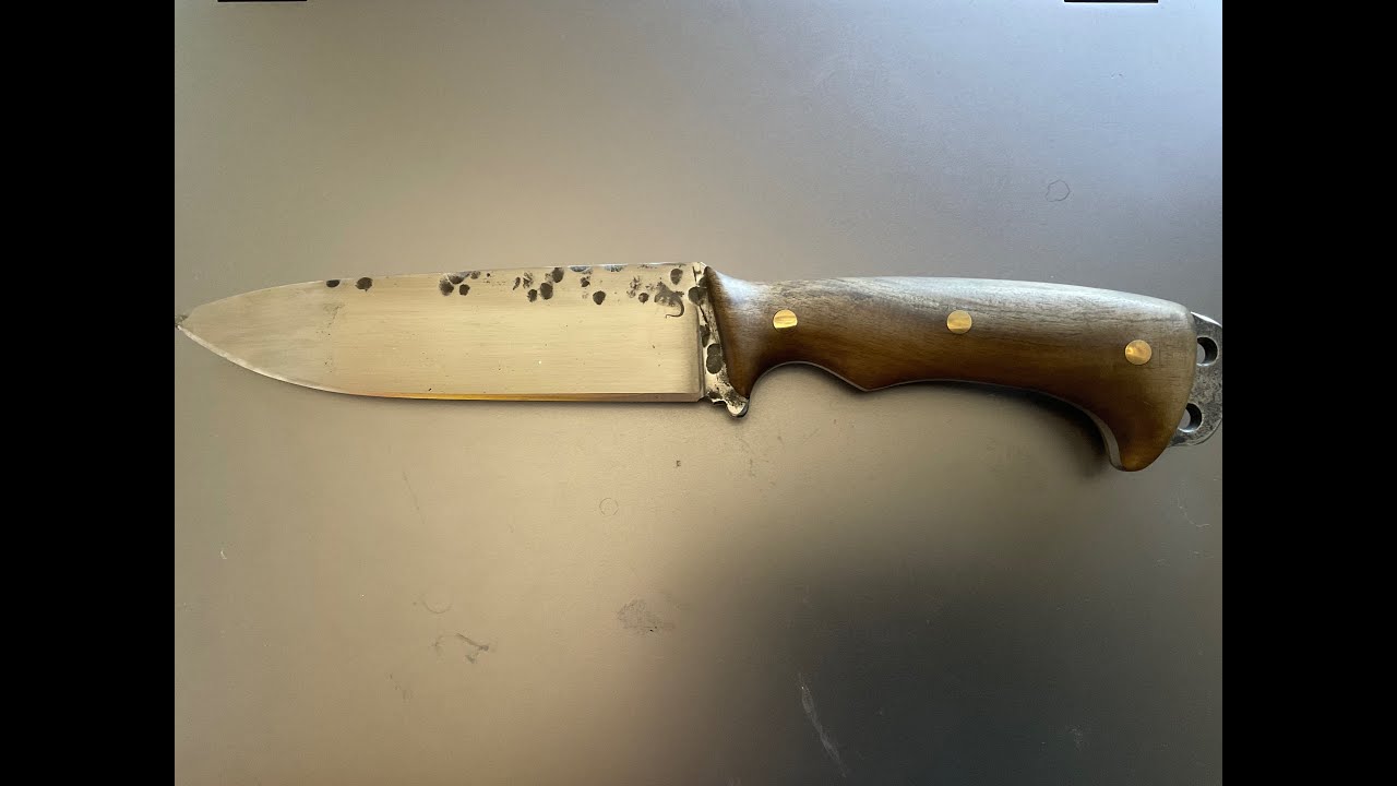 Hammer Handle and Landyard use on Prototype Kiwi Camp Knife - by R.J. Knives