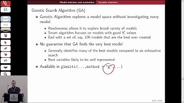 Analysis of Categorical Data (part 4) continuing education course, Joint Statistical Meetings, 2017