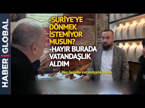 Ümit Özdağ ile Türk Vatandaşlığına Geçen Suriyeli Kuyumcu Arasında İlginç Diyalog