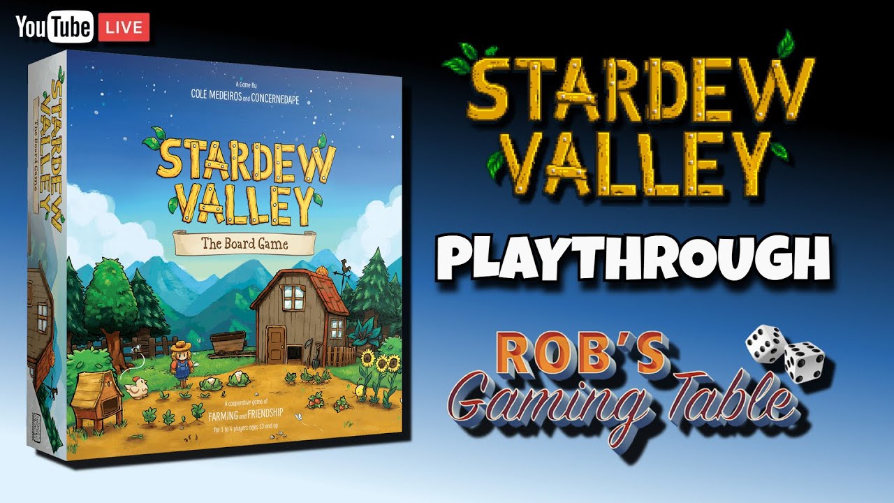 Stardew Valley The Board Game Playthrough YouTube