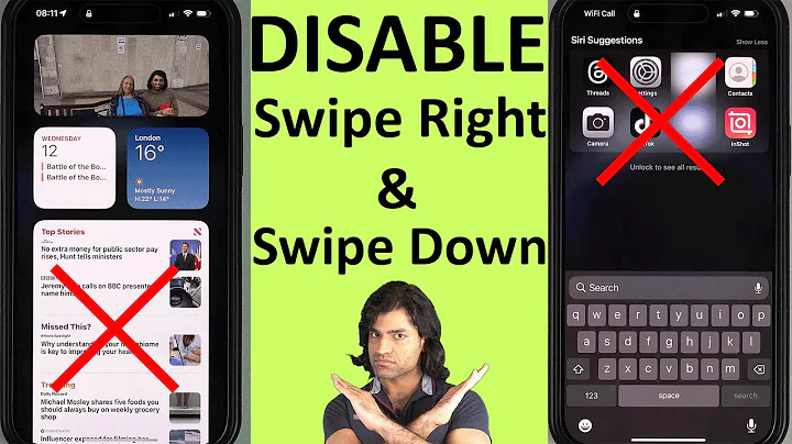 How to DISABLE Swipe Right on iPhone Lock Screen