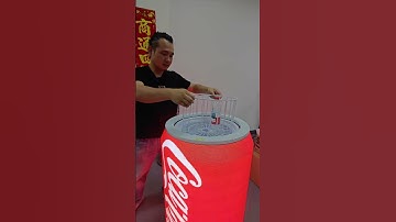 Coke-shaped LED screen,also function as a fridge.#whaley #leddisplay #ledscreen #ledfactory #ledwall