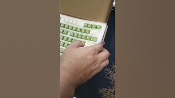 Japanese Matcha Tea Keycaps Set PBT Green Keysium
