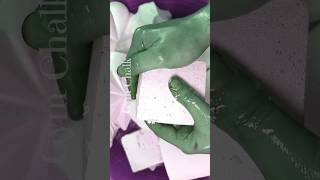 Green Hand Sound Releasing 👌#gym #gymchalk #gymshorts #asmr #asmrgymchalk
