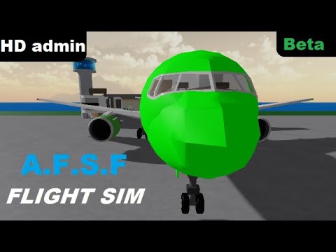 Airport AirPlanes Flight Simulator (Beta) A F S F part 2 (Roblox) - YouTube