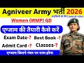 Agniveer Army Exam 2026 Dates for Females & WMP