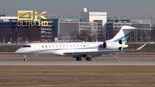 Bombardier Global 7500 from Executive Jet Management N898MJ arrival at Munich Airport MUC EDDM