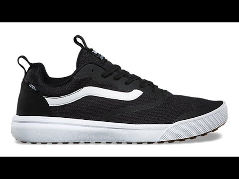 vans ultrarange rapidweld black sneakers