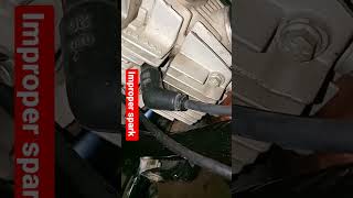Bike Running Off Problem  Improper Spark Plug Holder Connection  Lfl  Logumech28