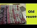 पुरानी तौलिया की मदद से बना दिया बेड रनर || Old towel reuse idea ||