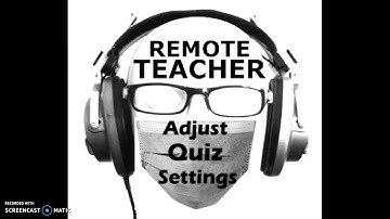 How Do You Adjust Canvas Quiz Settings and Add Hyperlinked Announcements?