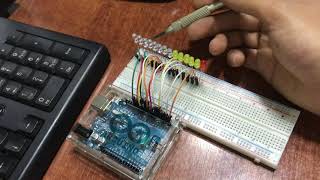 Arduino İle Yürüyen Işık Devresi Kayan Işık