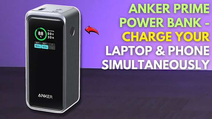Anker Prime Power Bank | Charge Your Laptop & Phone Simultaneously!
