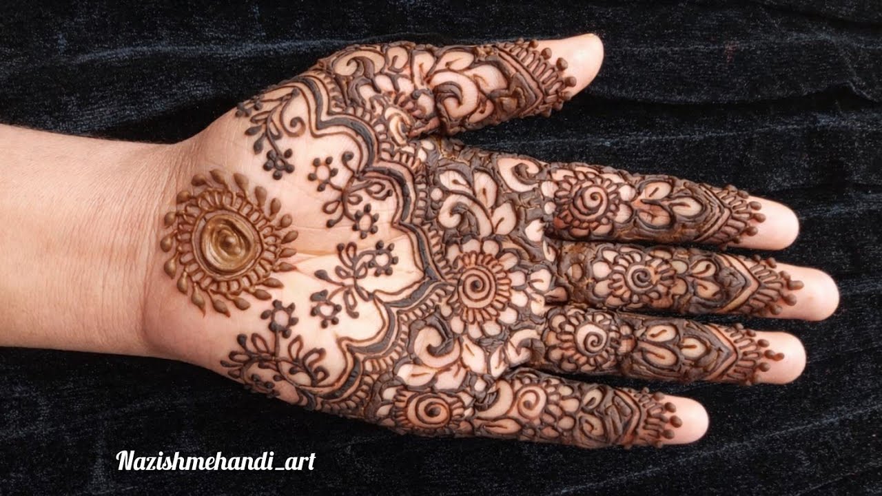 Eid Special Mehndi Design 🌙 | Simple & Beautiful Front Hand Mehndi 