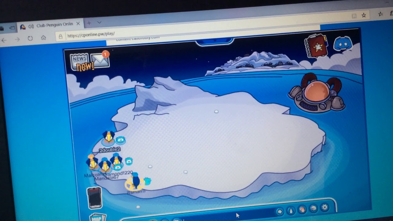 TIPPING THE CLUB PENGUIN ICEBERG YouTube