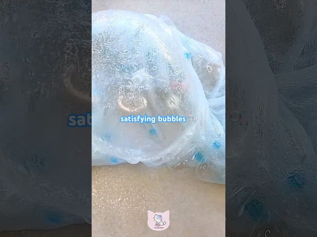 Only bubble pops! 🫧 Satisfying Korean clear slime ASMR