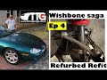 Jaguar x100 xk8 xkr wishbone saga ep 4 fit top balljoints yourself and save hundreds of  pounds