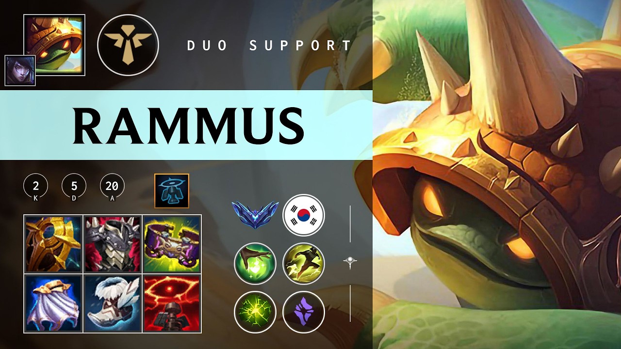 Rammus Support vs Rell - KR Diamond Patch 26.03
