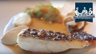 Michelin star chef Graeme Cheevers creates a recipe of barbequed Scrabster turbot with mushrooms