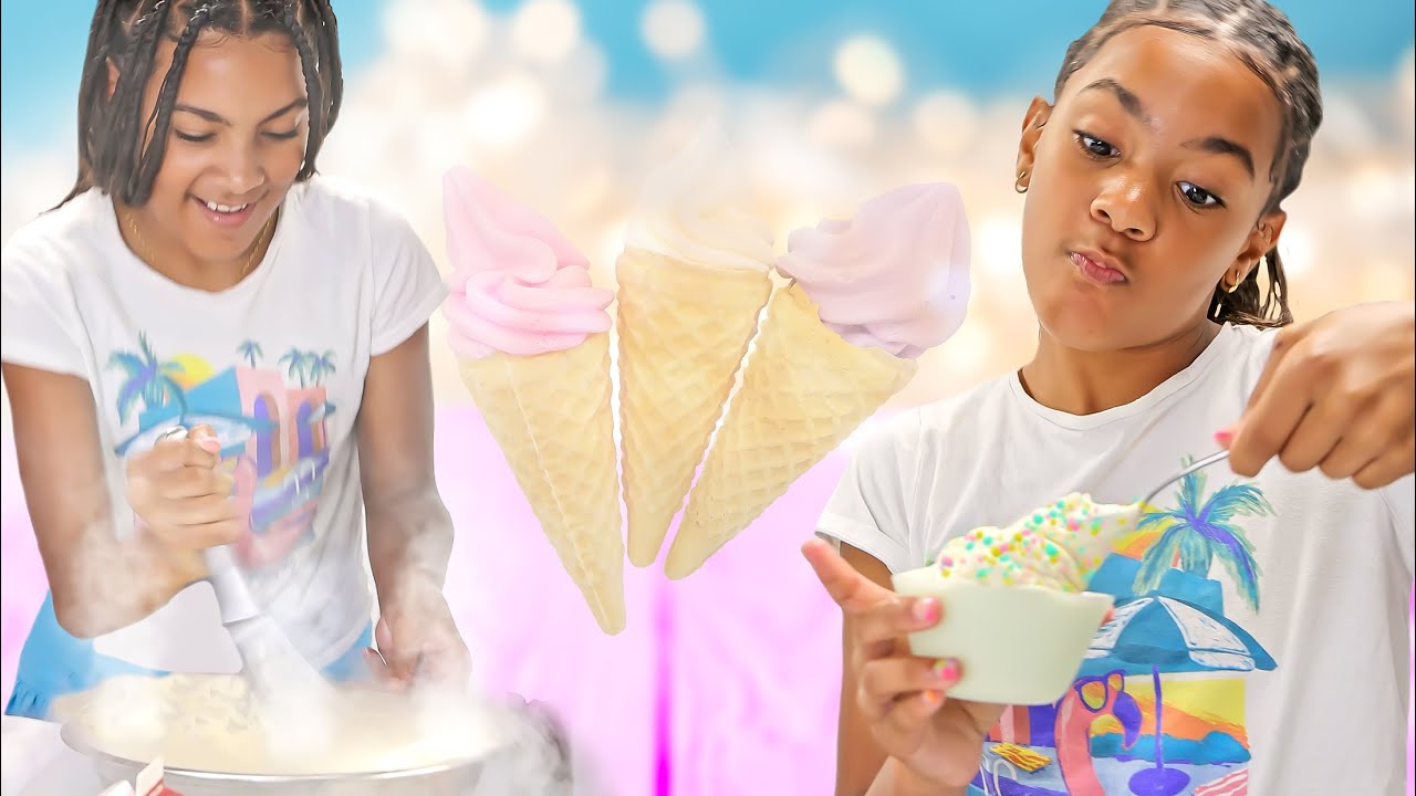 We Made Ice Cream at Home!